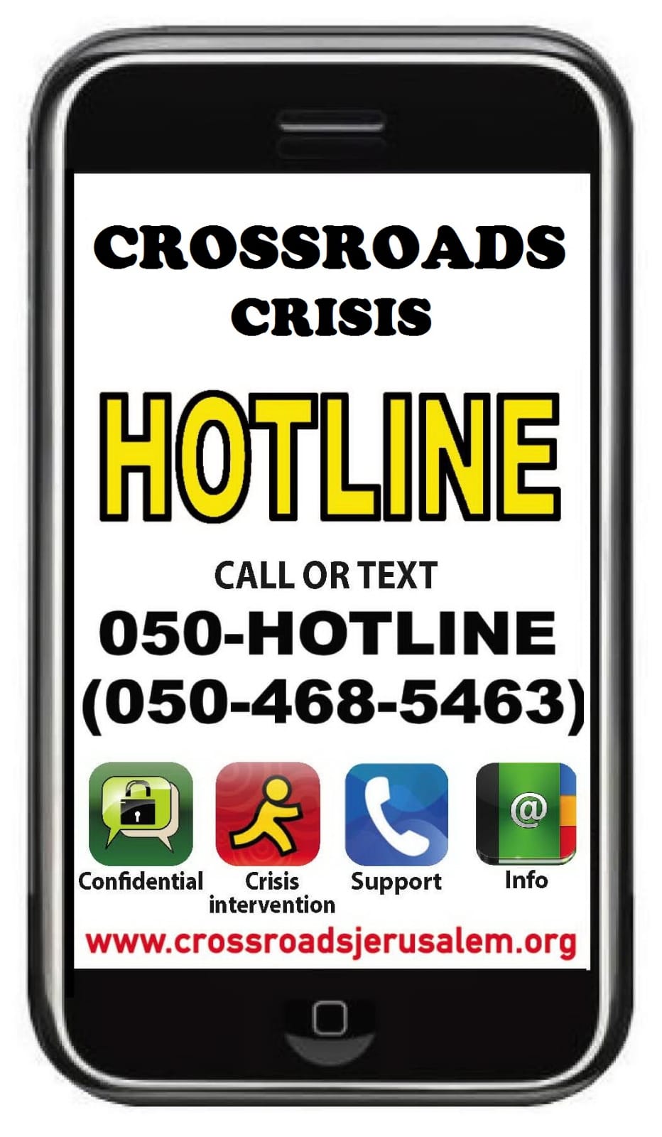 Crisis Hotline Crossroads Jerusalem